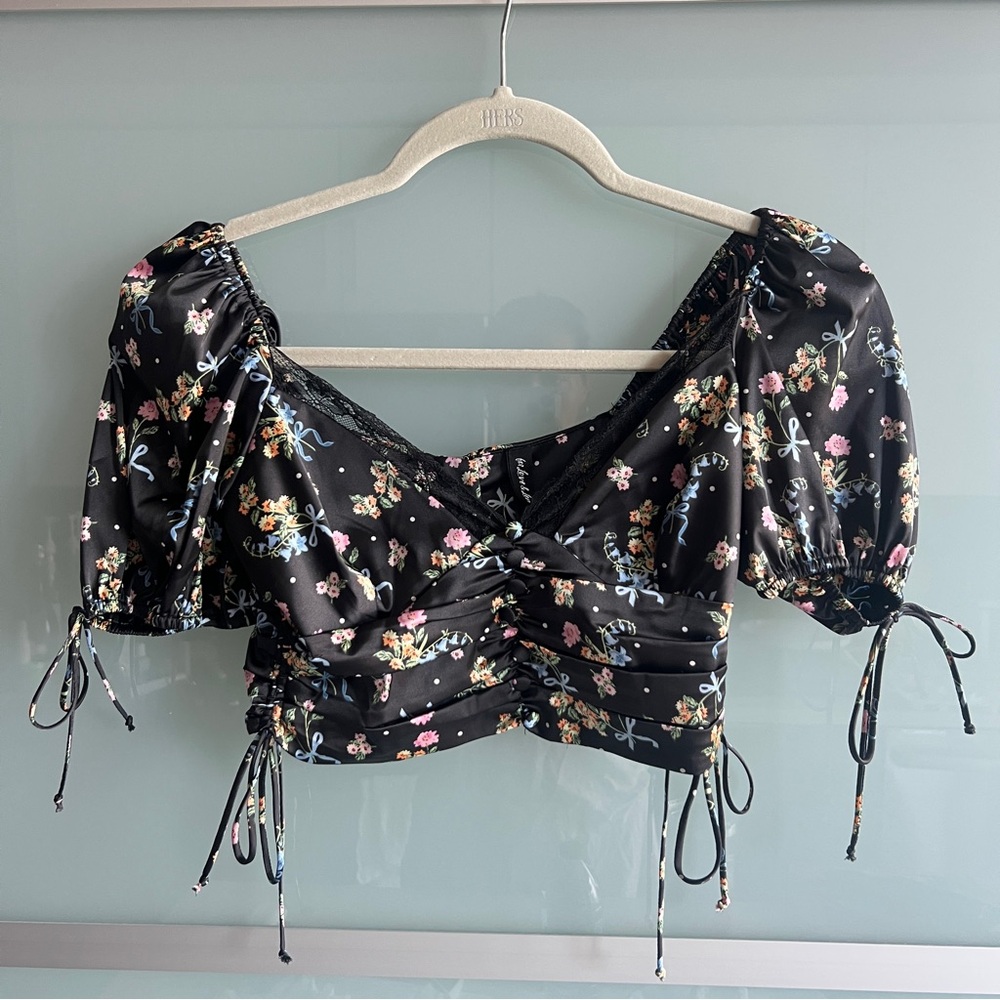 For Love and Lemons Crop Blouse